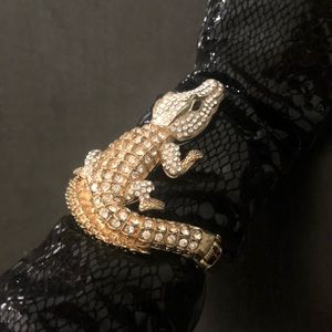 Gold Alligator bracelet
